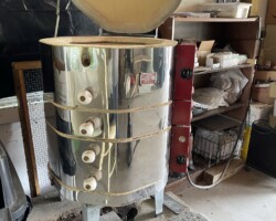 This is the kiln I used for melting Bottles